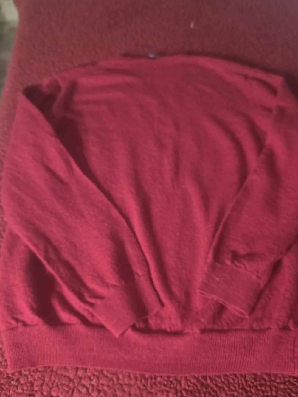 GAP Kid's Vibrant Red V-Neck Sweater, XL